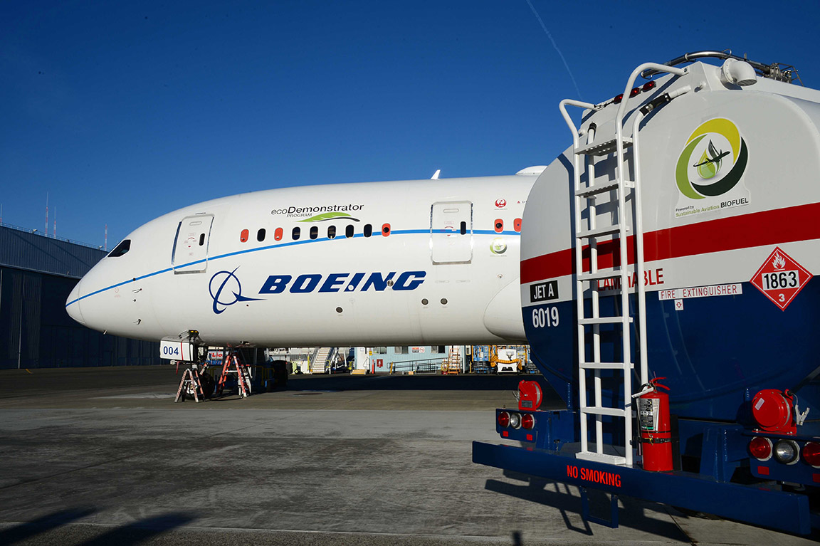 First Green Diesel Flight Of The Ecodemonstrator 787
