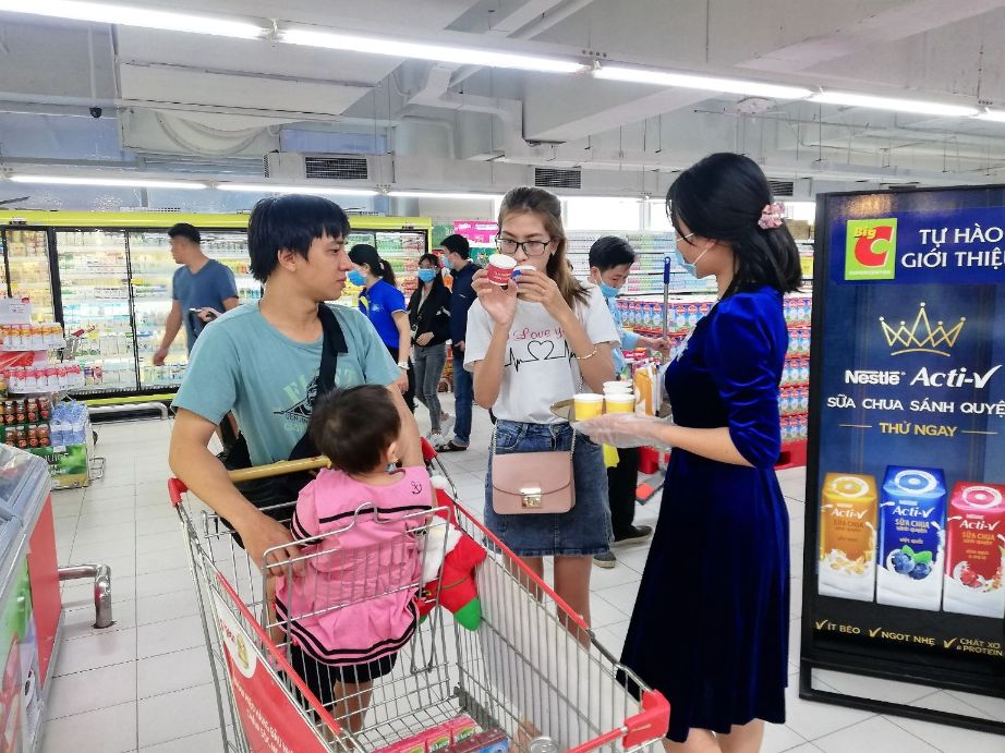Người Tiêu Dùng Trải Nghiệm Sản Phẩm Nestlé Acti V Mới Tại Siêu Thị Big C 1 1 1