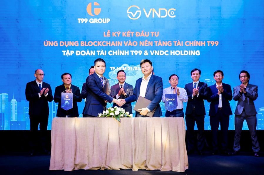 Hợp Tác đầu Tư ứng Dụng Blockchain Vào Nền Tảng Tài Chính T99 Giữ T99 Và Vndc Holding