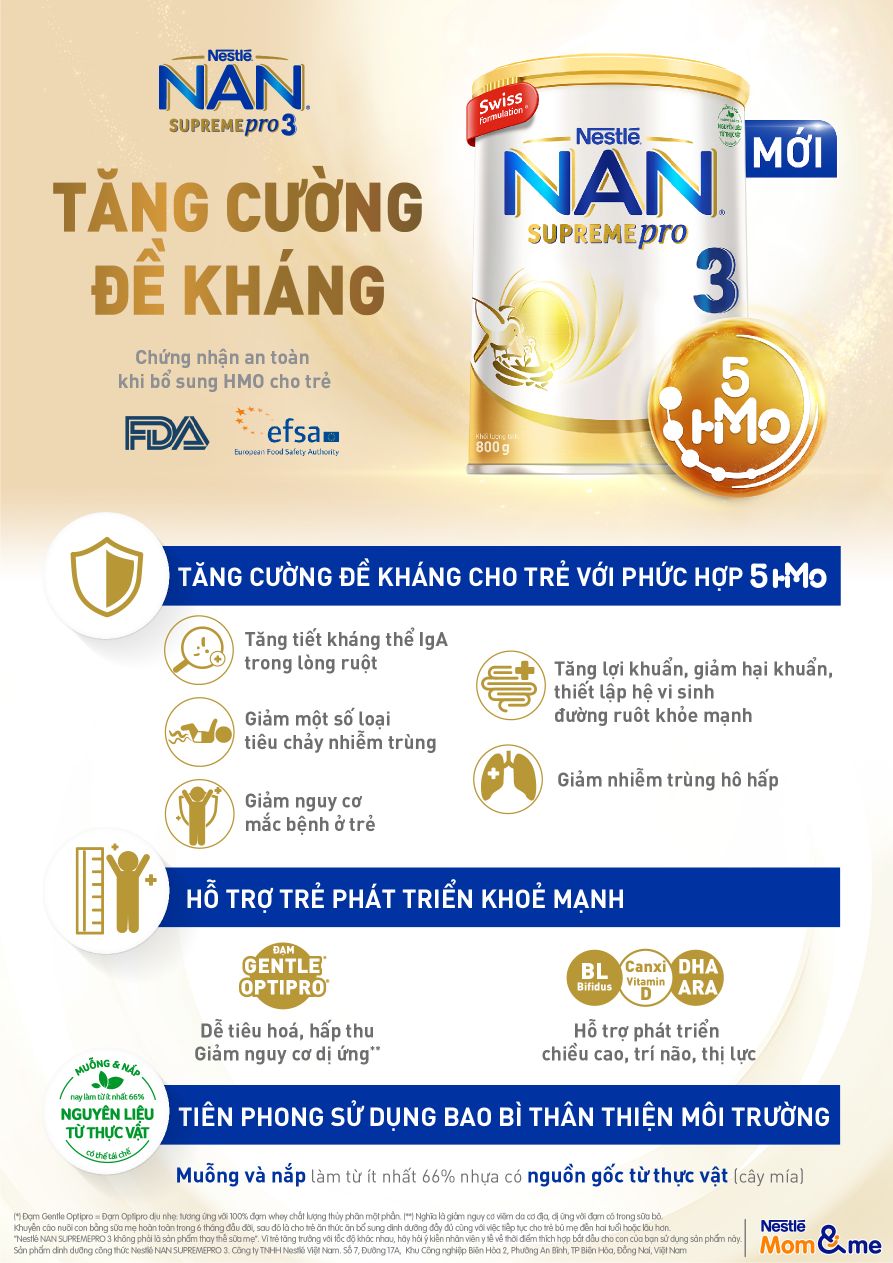 1. Nan Supreme Pro 3 La San Pham Dau Tien Cua Nestle Duoc Bo Sung Cung Luc 5 Loai Hmos 2 Fl Dfl Lnt 3 Sl Va 6 Sl 1 1