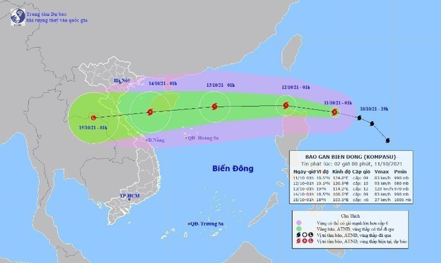 Bão Kompasu Vào Biển Đông Trở Thành Cơn Bão Số 8