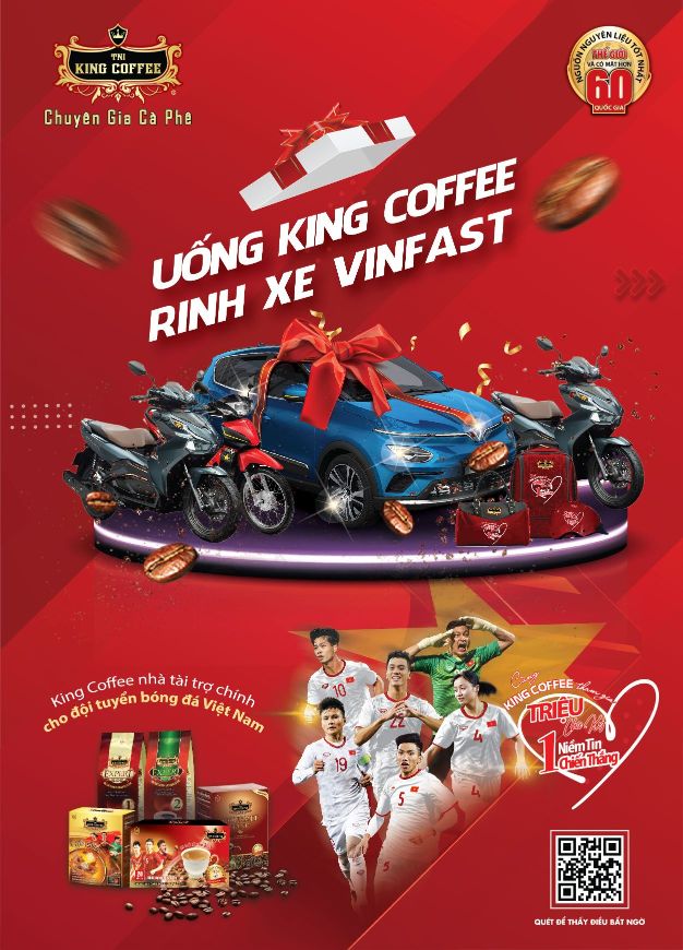 Anh 1 Uong King Coffee Rinh Xe Vinfast 1 1 1