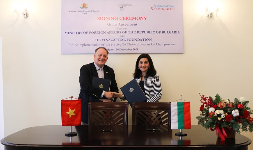 Vinacapital Foundation Va Dsq Nuoc Cong Hoa Bulgaria Ky Ket Thoa Thuan Tai Tro Tai Su Kien 1