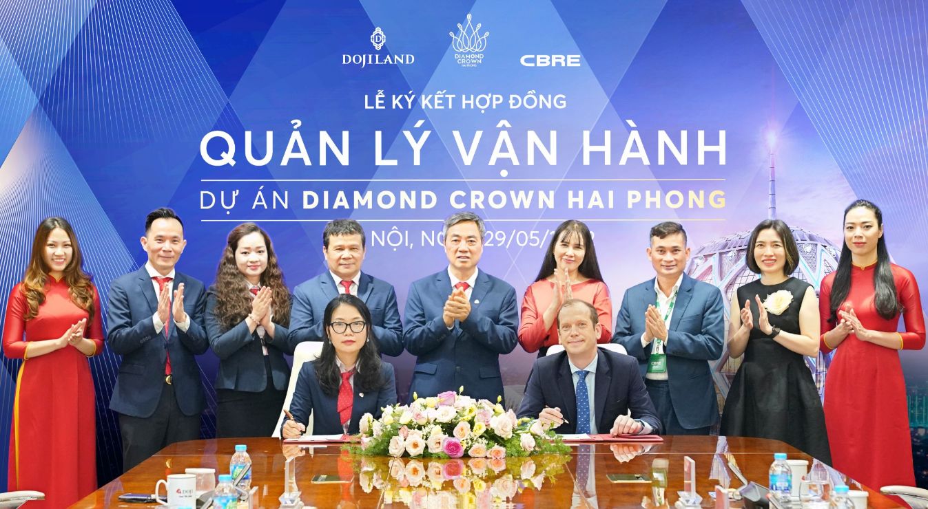 Lễ Ký Kết Hợp Dồng Quản Lý Vận Hành Dự Án Diamond Crown Hai Phong 1