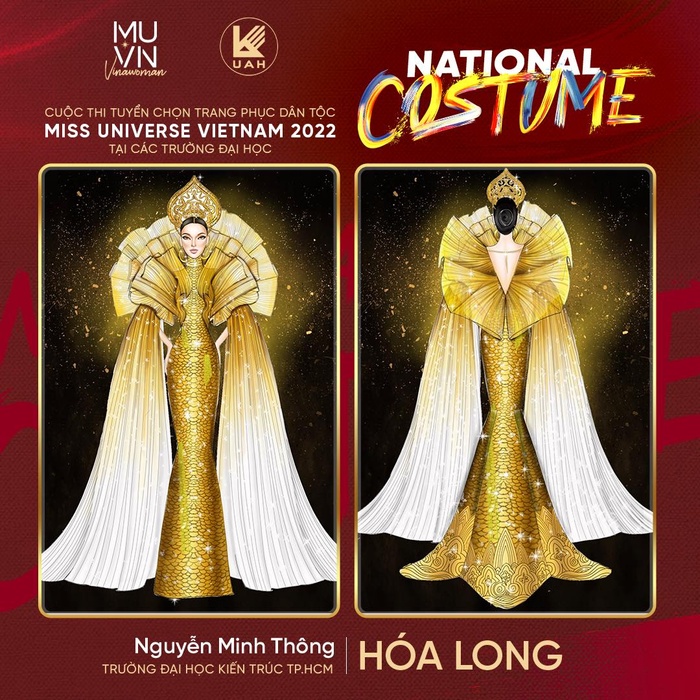 luu ban nhap tu dong 166 Công bố các mẫu thiết kế Trang phục dân tộc cho Hoa hậu Hoàn vũ Việt Nam 2022
