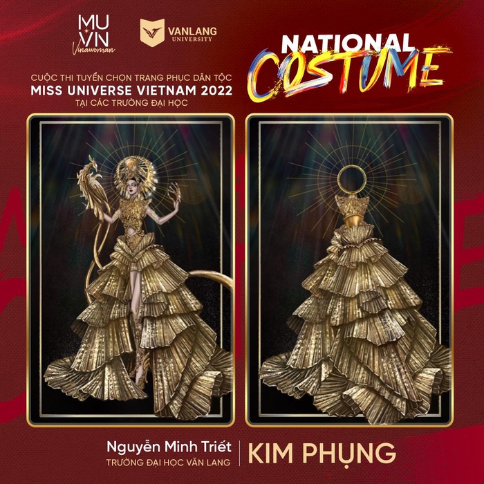 luu ban nhap tu dong 169 Công bố các mẫu thiết kế Trang phục dân tộc cho Hoa hậu Hoàn vũ Việt Nam 2022