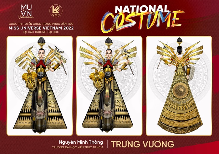 luu ban nhap tu dong 173 Công bố các mẫu thiết kế Trang phục dân tộc cho Hoa hậu Hoàn vũ Việt Nam 2022