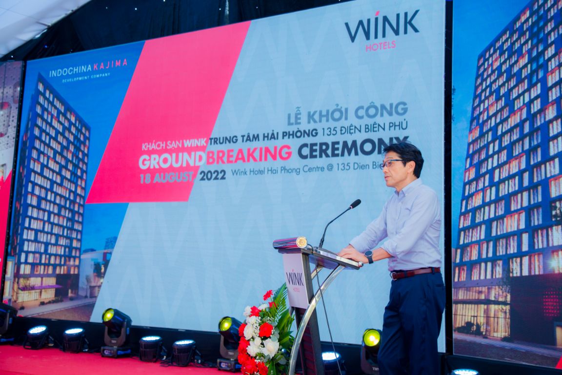 Ông Keisuke Koshijima Giám Dốc Dại Diện Kiêm Phó Chủ Tịch Diều Hành Của Tập Doàn Kajima Phát Biểu Tại Buổi Lễ 1