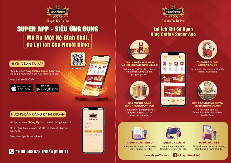 Hướng Dẫn Download App Và Lợi Ích Khi Sử Dụng King Coffee Super App 3