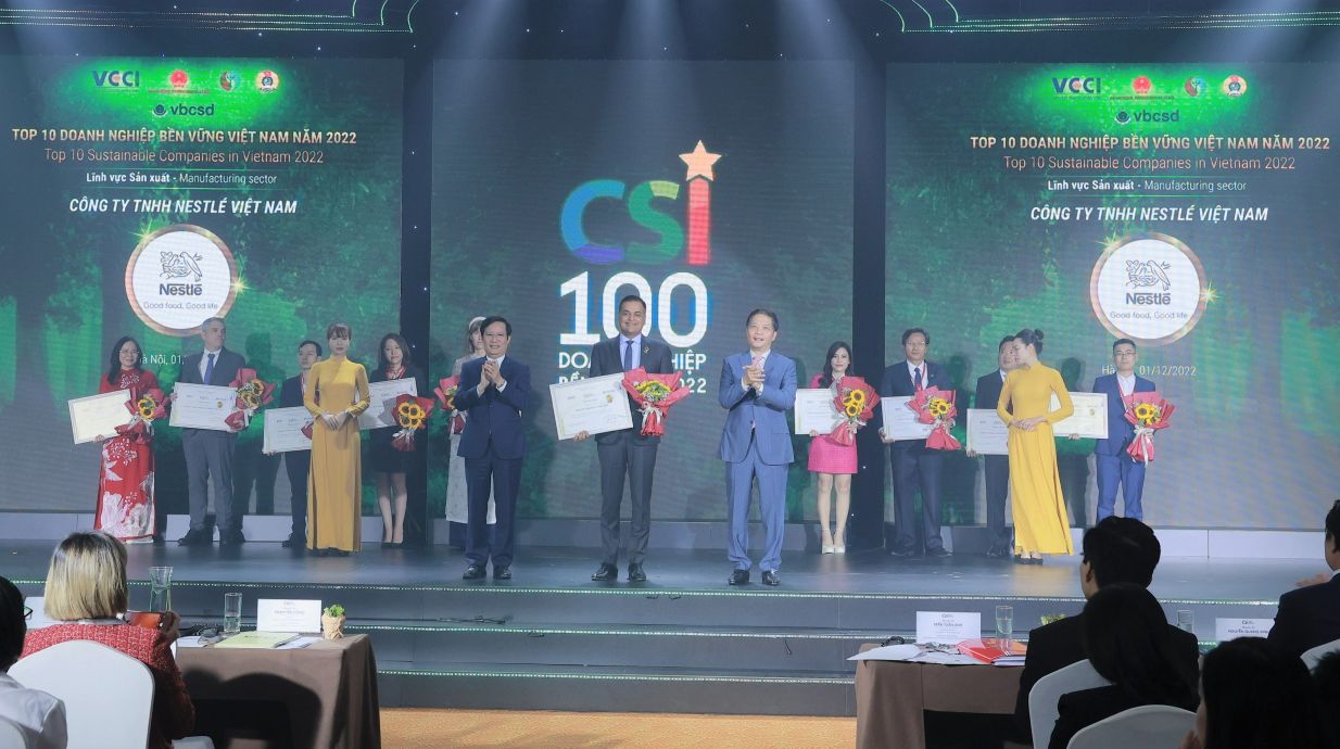 Nestle Viet Nam Duoc Binh Chon La Doanh Nghiep Ben Vung Nhat Viet Nam Nam 2022 Trong Linh Vuc San Xuat. 3 1
