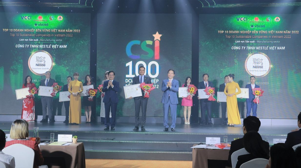 Nestle Viet Nam Duoc Binh Chon La Doanh Nghiep Ben Vung Nhat Viet Nam Nam 2022 Trong Linh Vuc San Xuat. 3
