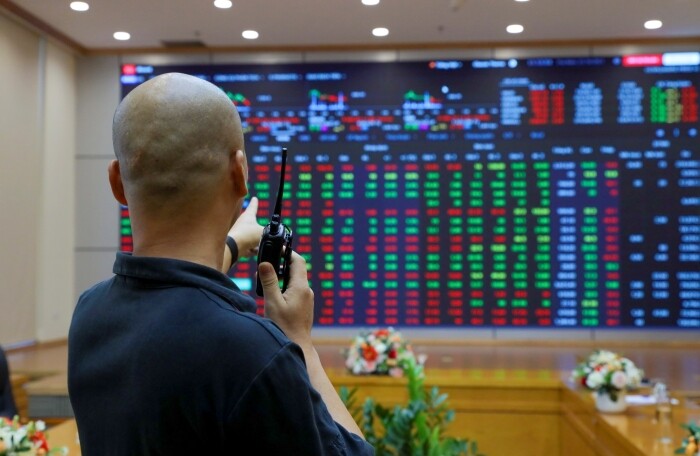 Vn Index Chi Giam Gan 3 Diem Du Nhom Ngan Hang Lao Doc 1