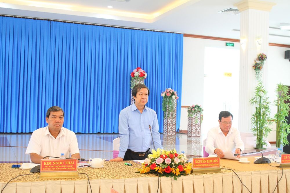 Bo Truong Nguyen Kim Son Phat Bieu Mo Dau Cuoc Lam Viec 1