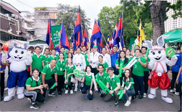 Le Ruoc Duoc Sea Games 32 Va Asean Para Games 12 Voi Su Dong Hanh Cua Nhan Hang Nestle Milo Da Dien Ra Thanh Cong Tot Dep Tai Thu Do Phnom Penh Campuchia Ngay 29 4 Vua Qua 1