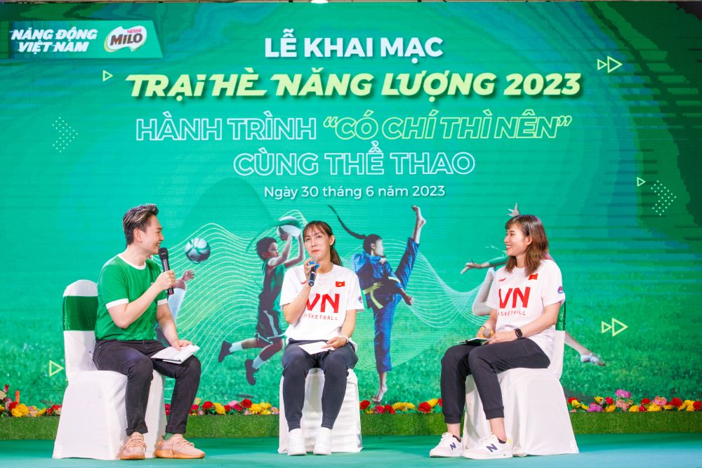 Talkshow Chia Sẻ Về Hành Trính Có Chí Thì Nên Cùng Thể Thao Của Vận động Viên Bóng Rổ Thuộc đội Tuyển Quốc Gia Huỳnh Thị Ngoan Và Nguyễn Thị Tiểu Duy