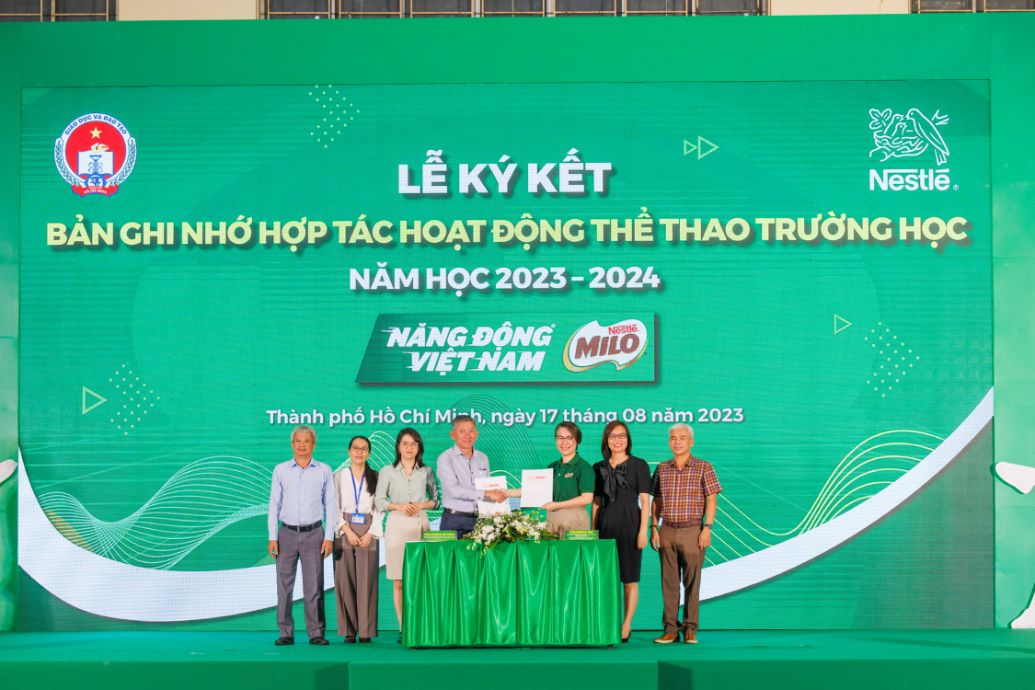 Hinh Anh Bat Buoc Co Trong Bai Cong Ty Nestle Viet Nam Nhan Hang Nestle Milo Va So Giao Duc Va Dao Tao Tp.hcm Ky Ket Thoa Thuan Hop Tac Cho Nam Hoc 2023 – 2024 1