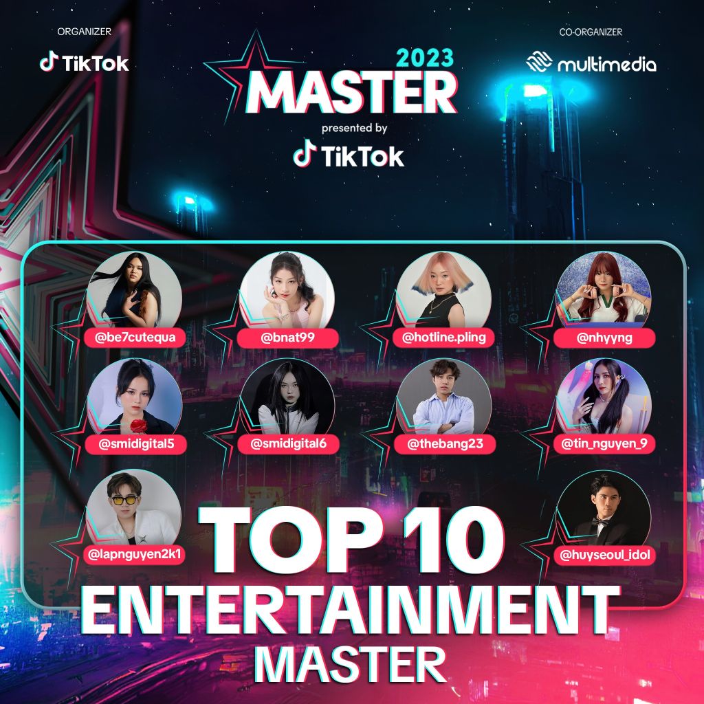 2. Top 30 Nha Sang Tao Noi Dung Xuat Sac O Hang Muc Entertainment Master Da Chinh Thuc Duoc Cong Bo 2