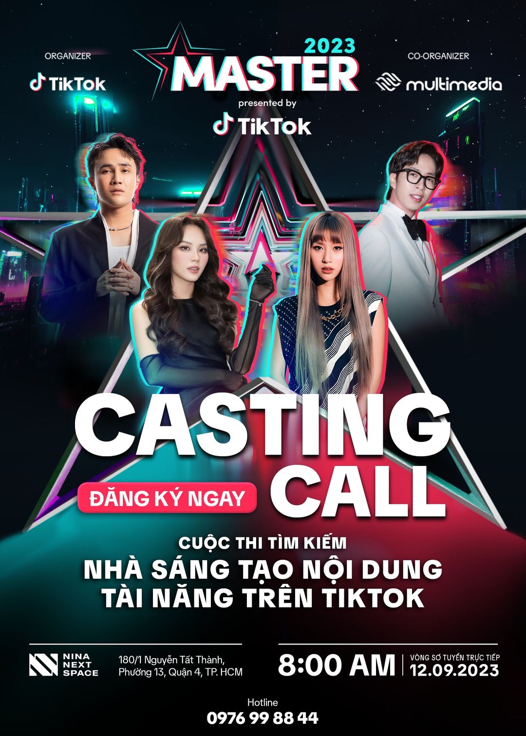 8. Dan Giam Khao Quyen Luc Se Cham Diem Truc Tiep Cac Thi Sinh Tai Buoi Casting Offline 1