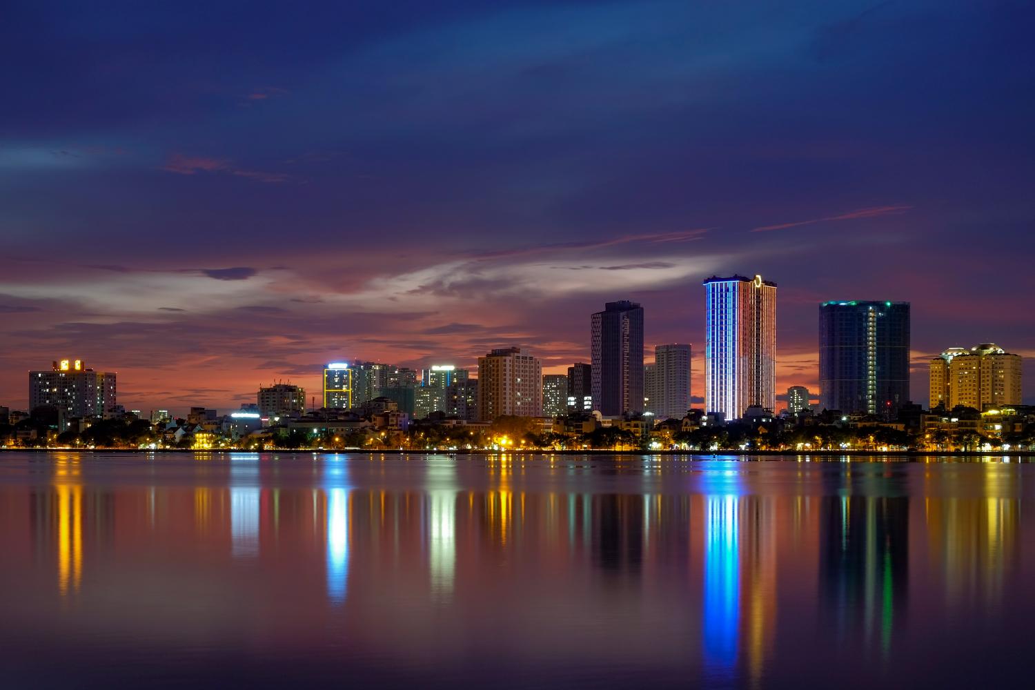 Hanoi Sunset By Ba Thang Nguyen 1