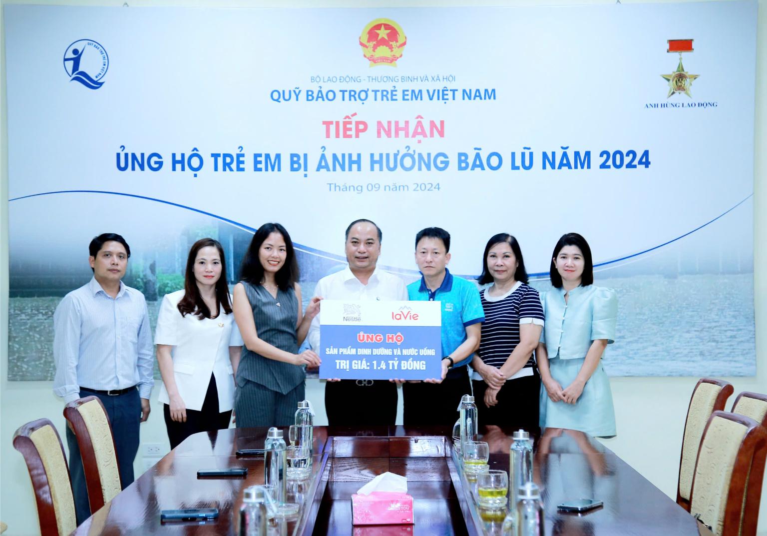 Nestle Viet Nam Ung Ho San Pham Dinh Duong Va Nuoc Uong Cho Gia Dinh Va Tre Em Co Hoan Canh Kho Khan Do Bao Yagi Thong Qua Quy Bao Tro Tre Em Viet Nam 2