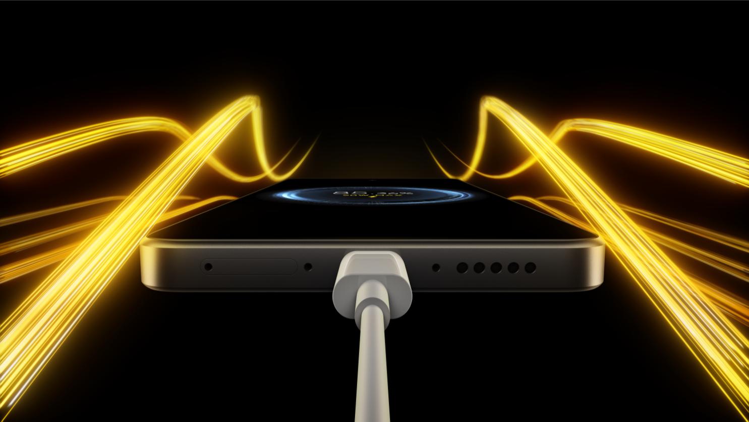 Poco X7 Pro Black Charging