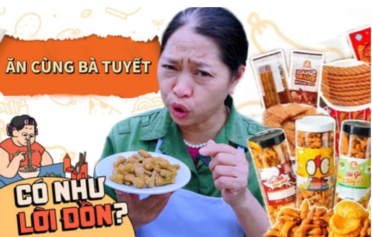 Chỉ ba combo chân gà, Ăn Cùng Bà Tuyết thu hơn 100 tỷ trên 1 shop online Chỉ ba combo chân gà, Ăn Cùng Bà Tuyết thu hơn 100 tỷ trên 1 shop online
