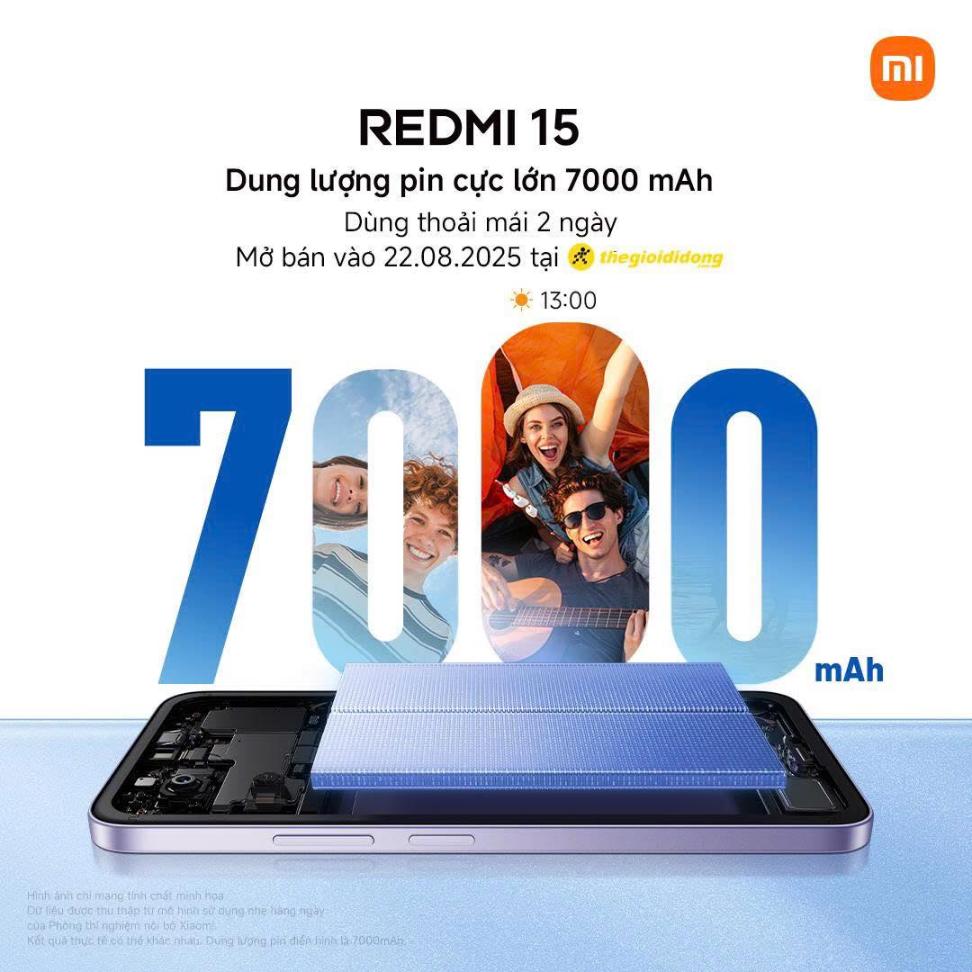 Redmi 15 Pin7000mah