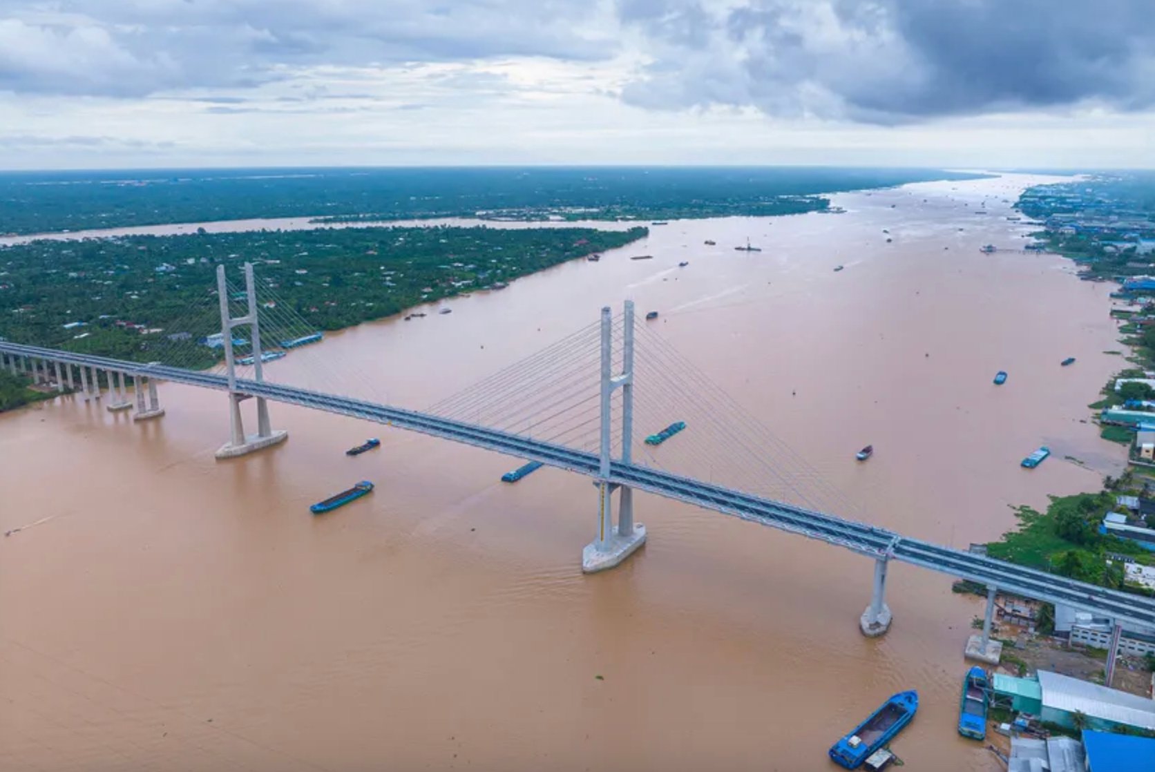 Cau Rach Mieu 2 Chinh Thuc Thong Xe Noi Doi Bo Tien Giang Ben Tre 2