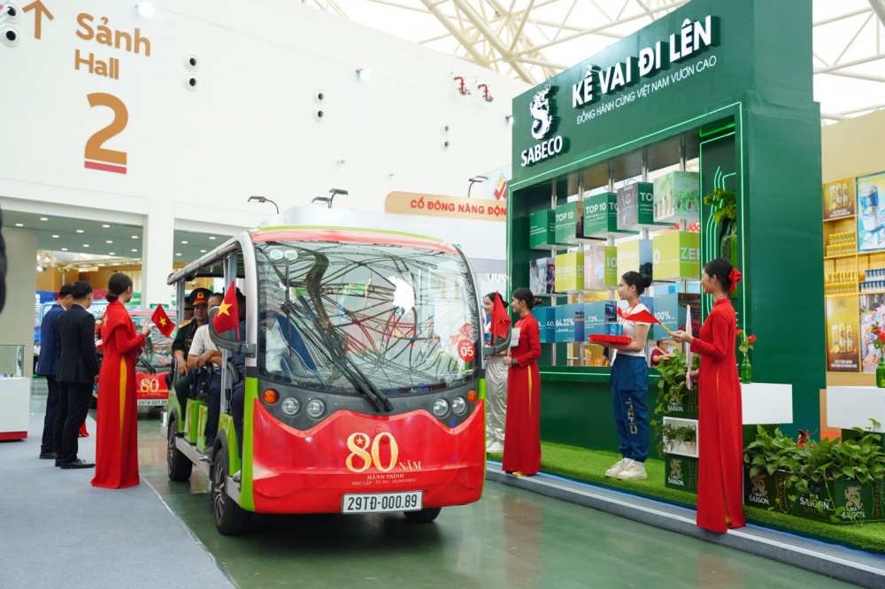SABECO truyền cảm hứng với chặng đường 150 năm tại Triển lãm 80 năm thành tựu đất nước SABECO truyền cảm hứng với chặng đường 150 năm tại Triển lãm 80 năm thành tựu đất nước