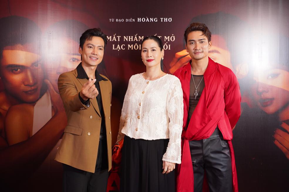 Từ Trái Sang Lê Minh Thuấn, Thân Thúy Hà, Lương Gia Huy