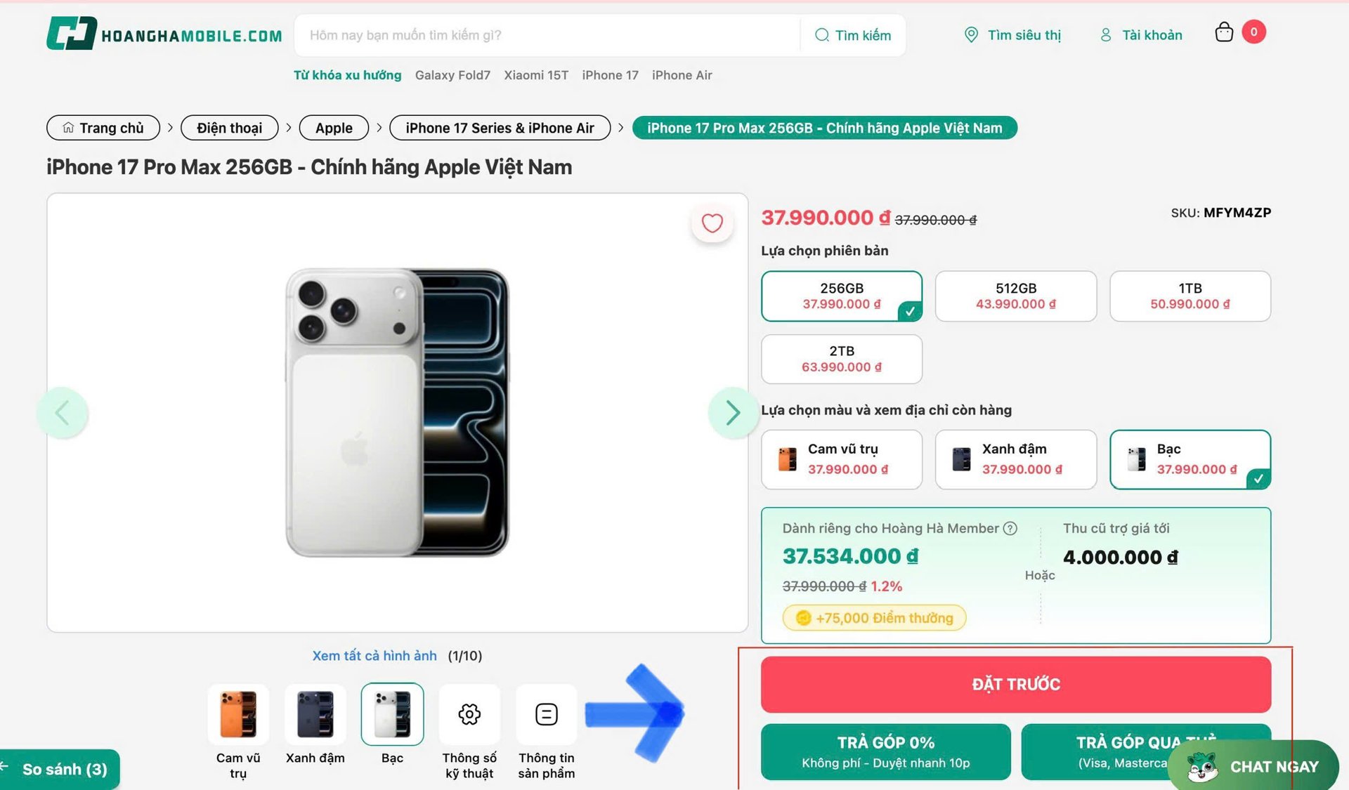 Sau hơn một tháng mở bán, iPhone 17 Pro Max vẫn ‘khan hiếm’ Sau hơn một tháng mở bán, iPhone 17 Pro Max vẫn ‘khan hiếm’