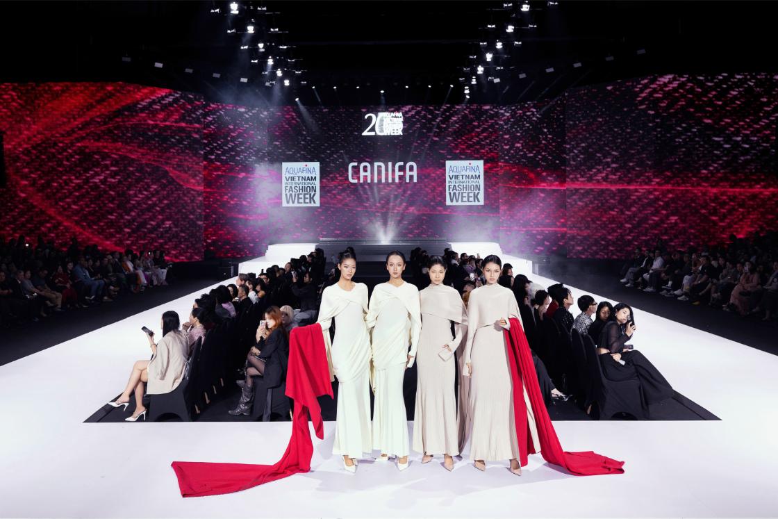 12. Quán Quân Vntm Mai Hoa Trình Diễn Cùng 3 Á Quân Cho Bst ‘timeless Bonding’ Của Canifa By Lê Hà, Truyền Tải Thông điệp Về Sự Gắn Kết Và Nội Lực Tinh Tế