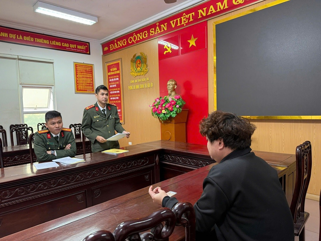 Bi Xu Phat Vi Chuyen Cuoc Goi Doi No Den Duong Day Nong Bo Cong An 1