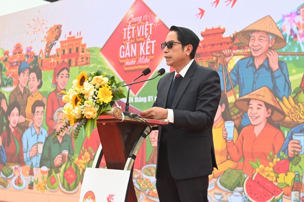 Ông Nguyễn Hải Dương Bí Thư Đảng Uỷ, Chủ Tịch HĐnd Xã Kim Bảng, Tỉnh Nghệ An Phát Biểu Tại Sự Kiện (1)