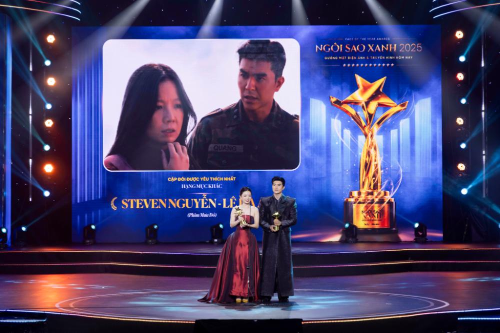 Mưa Đỏ, Steven, Lê Hạ Anh, Việt Hương, Thiên Ân‘đại thắng’ Ngôi Sao Xanh 2025 Mưa Đỏ, Steven, Lê Hạ Anh, Việt Hương, Thiên Ân‘đại thắng’ Ngôi Sao Xanh 2025