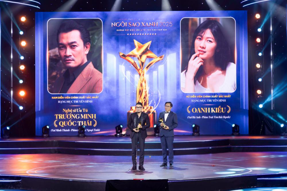 Mưa Đỏ, Steven, Lê Hạ Anh, Việt Hương, Thiên Ân‘đại thắng’ Ngôi Sao Xanh 2025 Mưa Đỏ, Steven, Lê Hạ Anh, Việt Hương, Thiên Ân‘đại thắng’ Ngôi Sao Xanh 2025