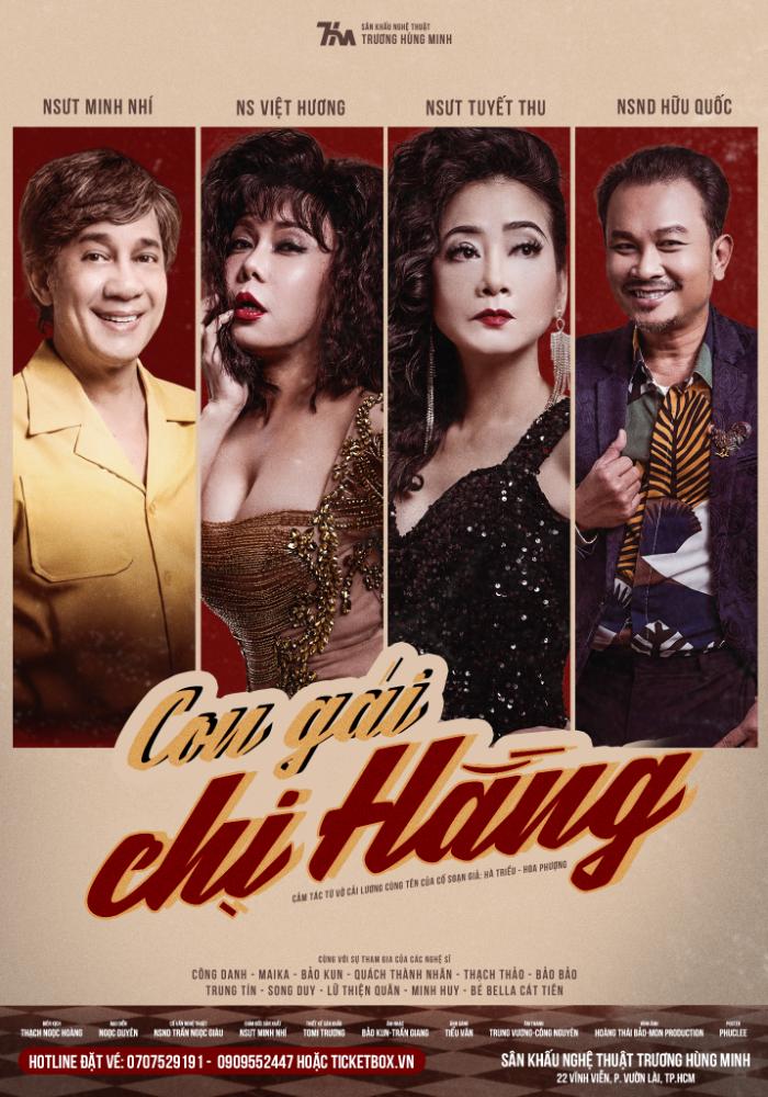 Sân khấu Trương Hùng Minh làm mới vở cải lương nổi tiếng “Con Gái Chị Hằng” Sân khấu Trương Hùng Minh làm mới vở cải lương nổi tiếng “Con Gái Chị Hằng”