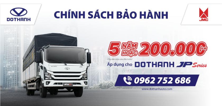Chinh Sach Bao Hanh Xe Tai Dothanh Jp 5 Nam 200000km Dothanh Auto