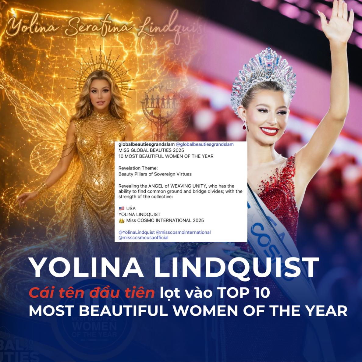 Yolina Gop Mat Trong Top 10 My Nhan Dep Nhat Nam 2