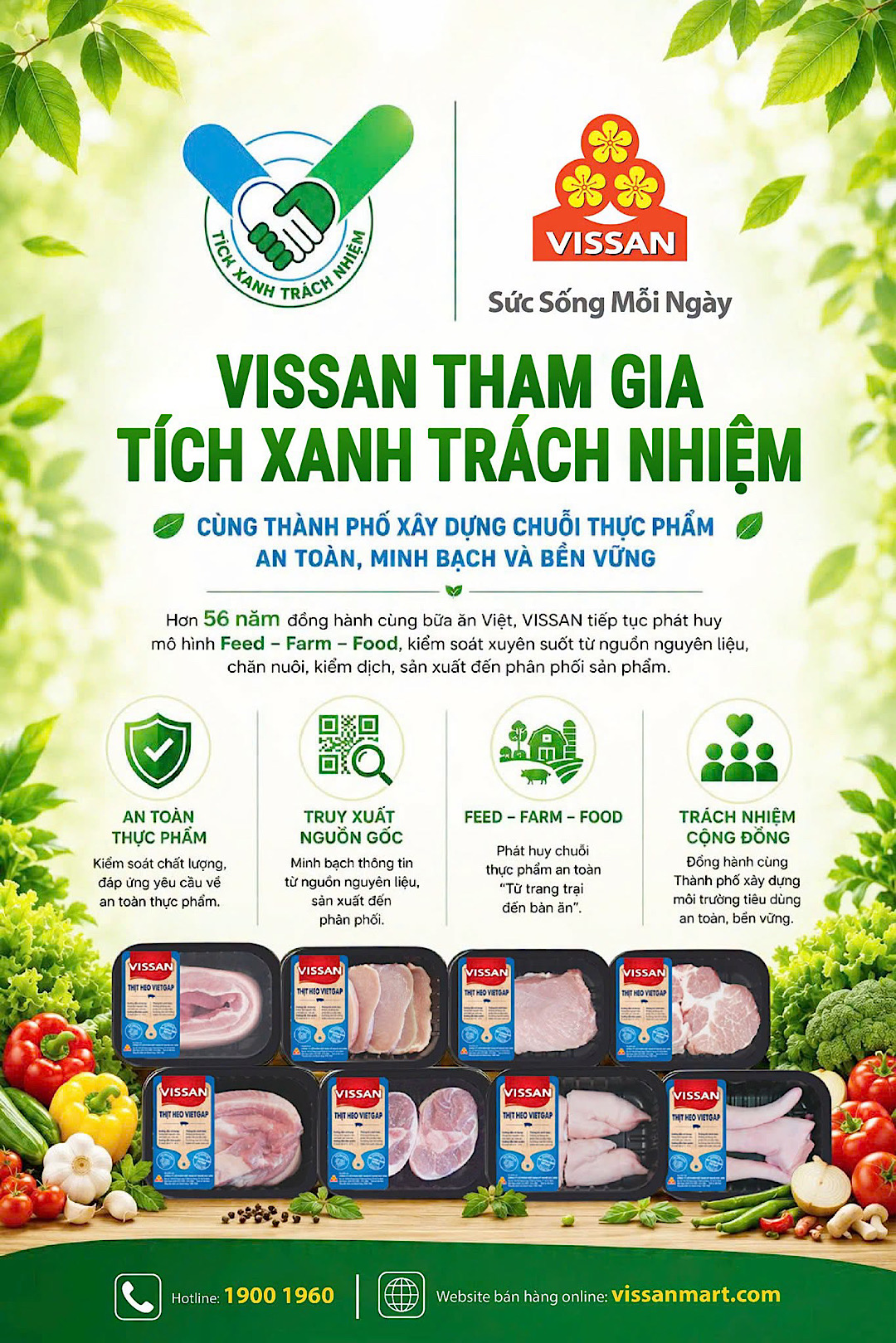 Vissan Tham Gia Chuong Trinh Tick Xanh Trach Nhiem Va Ra Mat San Pham Moc Nam Vien Cung Chao Oc 2