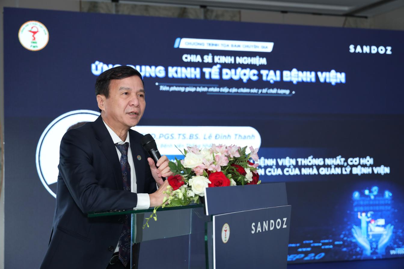 Ttnd.pgs.ts.bs Lê Đình Thanh, Giám đốc Bệnh Viện Thống Nhất, Phát Biểu Tại Toạ đàm (1)