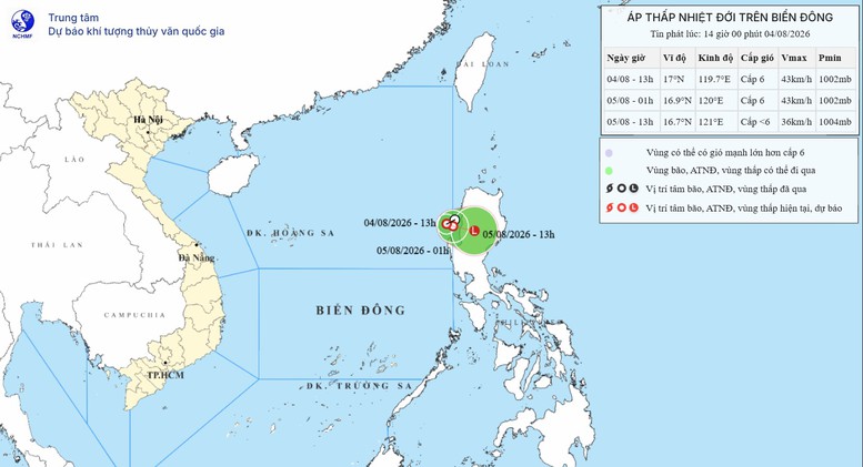 Ap Thap Nhiet Doi Vao Bien Dong Tac Dong Manh Den Vung Bien Phia Dong Nam 1