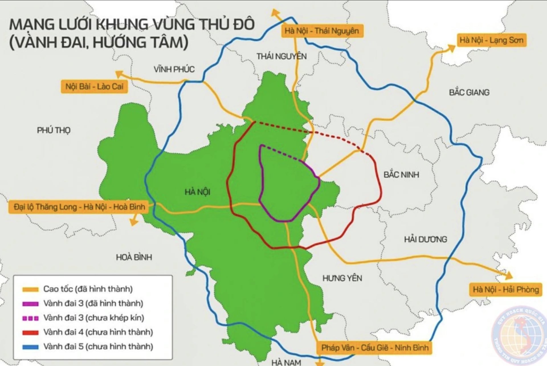 Đề xuất đầu tư gần 288.300 tỷ xây đường Vành đai 5 - Vùng Thủ đô Đề xuất đầu tư gần 288.300 tỷ xây đường Vành đai 5 - Vùng Thủ đô