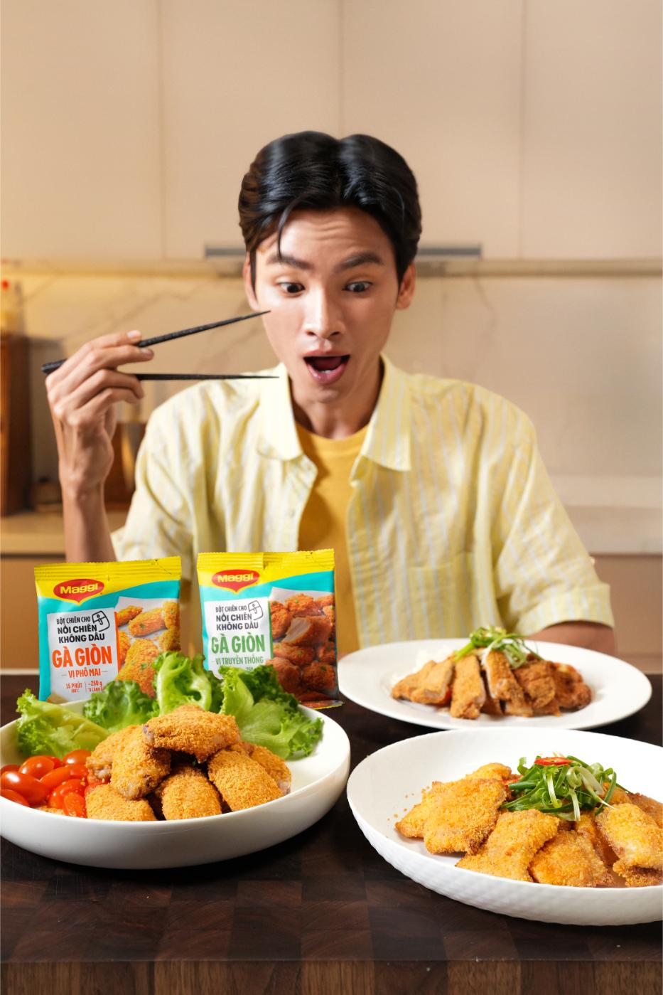 Bột Chiên Maggi Giúp Cho Việc Chế Biến Gà Chiên Trở Nên Tiện Lợi Hơn (1)