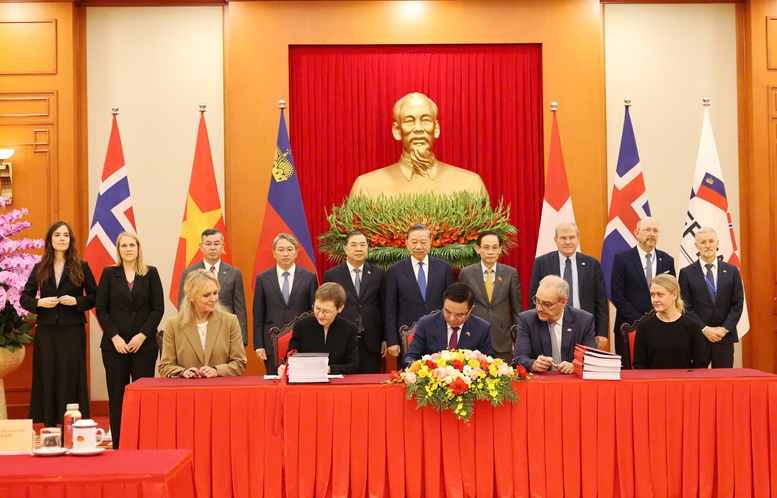 Chinh Thuc Ky Ket Hiep Dinh Thuong Mai Tu Do Viet Nam Efta 2