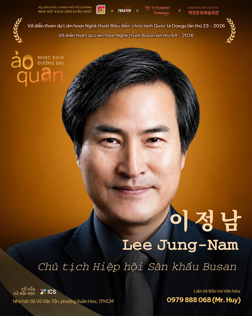 Nhạc Kịch đương đại “Ảo Quan” đại diện Việt Nam tham dự cùng lúc 2 Liên hoan Nghệ thuật tại Hàn Quốc Nhạc Kịch đương đại “Ảo Quan” đại diện Việt Nam tham dự cùng lúc 2 Liên hoan Nghệ thuật tại Hàn Quốc